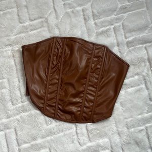 HYFVE Faux Leather Corset